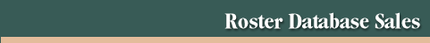 Roster Database Sales